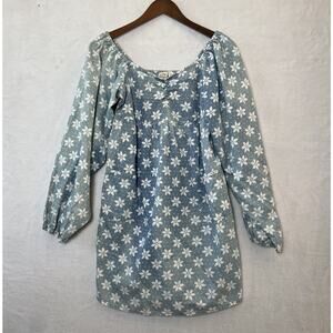 Billabong x Wrangler Women's Just a Dream Babydoll Dress Size S Cowgirl Western